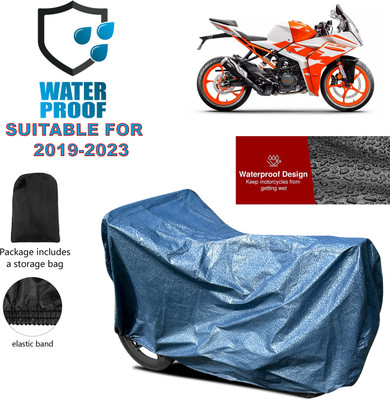 PAGORA Waterproof Two Wheeler Cover for KTM(RC 125 BS6, Blue)