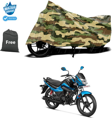 GOSHIV-car and bike accessories Waterproof Two Wheeler Cover for Hero(Splendor I Smart, Yellow)