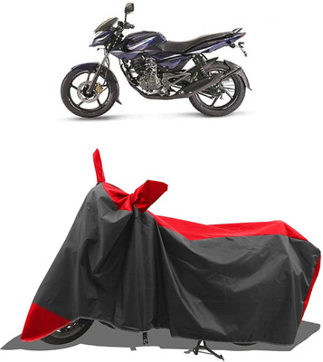 KEDIT Two Wheeler Cover for Bajaj(Pulsar 135 LS DTS-i, Red)