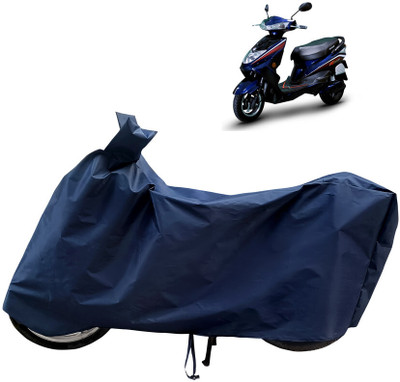 Horseyaart Waterproof Two Wheeler Cover for Okinawa(Ridge Plus, Blue)