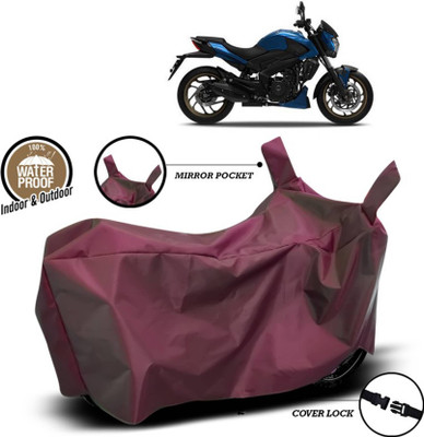 KEDIT Two Wheeler Cover for Bajaj(Dominar 400, Maroon)