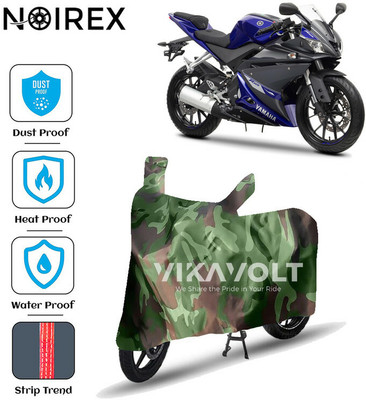 NOIREX Waterproof Two Wheeler Cover for Yamaha(YZF R15 V3.0, Green)