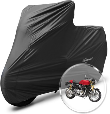 Neodrift Two Wheeler Cover for Triumph(Thruxton 1200 R, Black)