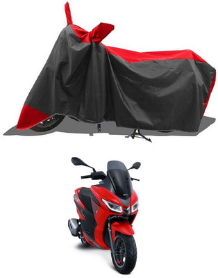 PAGORA Waterproof Two Wheeler Cover for Aprilia(Red, Black)