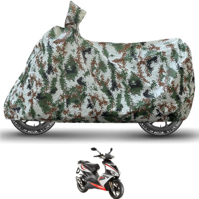 Caronix Waterproof Two Wheeler Cover for Aprilia(SR 150, Green)