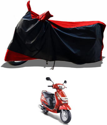 DeepShakshi AUTOMOTIVE Waterproof Two Wheeler Cover for Mahindra(Duro 125, Red)
