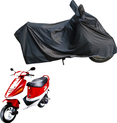 Motodreka Waterproof Two Wheeler Cover for Kinetic(Zing, Black)