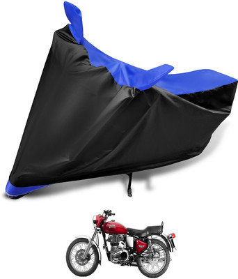 Euro Care Waterproof Two Wheeler Cover for Royal Enfield(Bullet 350 Twinspark, Blue)