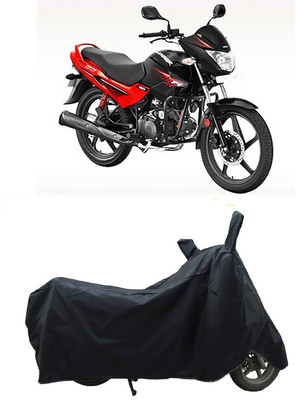 Coxtor Waterproof Two Wheeler Cover for Hero(Glamour Programmed FI BS6, Black)