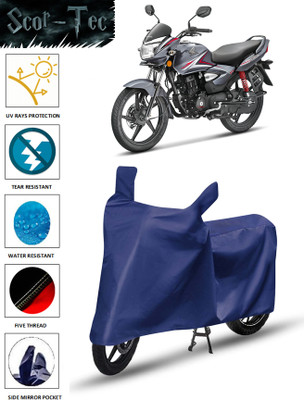 SCOR-TEC Waterproof Two Wheeler Cover for Honda(CB Shine, Blue)