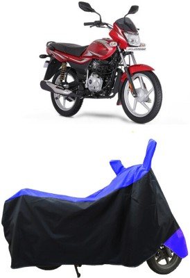 Coxtor Waterproof Two Wheeler Cover for Bajaj(Platina 100 DTS-i, Blue)