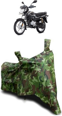 ATBROTHERS Waterproof Two Wheeler Cover for TVS(Platina 100 DTS-i, Multicolor, Green)