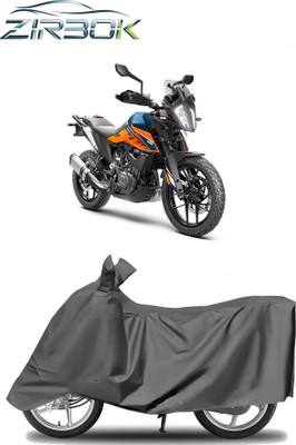 ZIRBOK Waterproof Two Wheeler Cover for KTM(390 Adventure BS6, Grey)