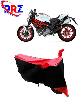 RRZ Waterproof Two Wheeler Cover for Ducati(Monster 796 S2R, Black, Red)