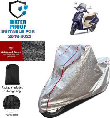 PAGORA Waterproof Two Wheeler Cover for TVS(Jupiter, Silver)