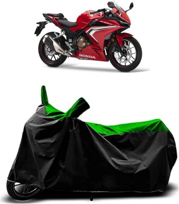 VESMEI Two Wheeler Cover for Honda(CBR500R, Green)