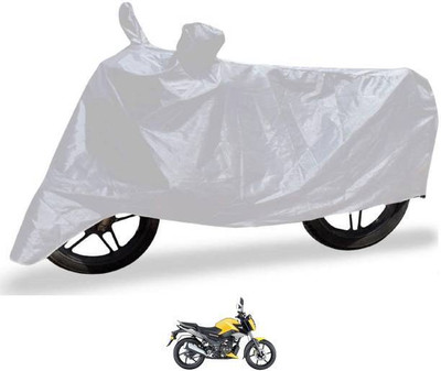 RAAMKM Waterproof Two Wheeler Cover for TVS(Raider, Silver)