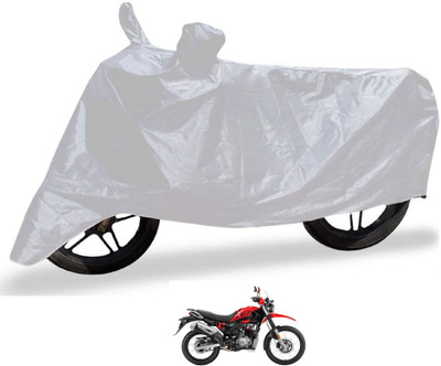 Auto Hub Waterproof Two Wheeler Cover for Hero(Xpulse 200T, Silver)