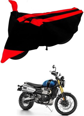 Genipap Two Wheeler Cover for Triumph(Scrambler 1200, Black, Red)