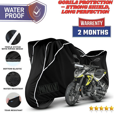 POLYMAXX Waterproof Two Wheeler Cover for Hero(Xtreme, Black, White)