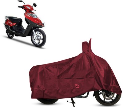 EGAL Waterproof Two Wheeler Cover for Hero(Electric Flash, Maroon)