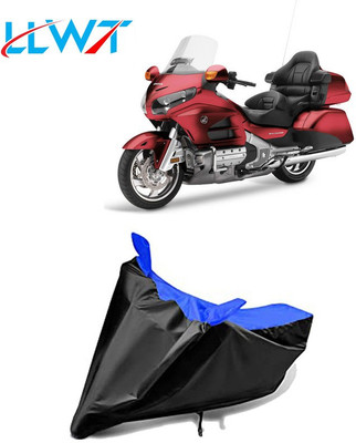 KPIND Waterproof Two Wheeler Cover for Honda(Gold Wing GL1800, Black, Blue)