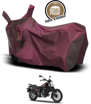 AASHTIK MART Two Wheeler Cover for Bajaj(Avenger 220 Cruise, Maroon)