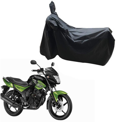 DeepShakshi AUTOMOTIVE Two Wheeler Cover for Yamaha(SZ RR V2.0, Black)