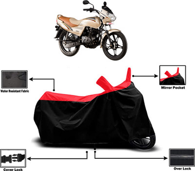 Amexride Two Wheeler Cover for LML(Freedom LS, Red)