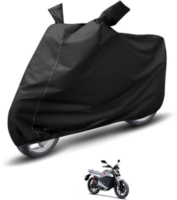 MOCKHE Waterproof Two Wheeler Cover for Ola(Roadster, Black)