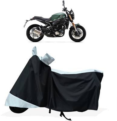 Tricway Two Wheeler Cover for Benelli(Leoncino 800, White)