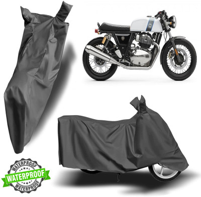 Autoinnovation Waterproof Two Wheeler Cover for Royal Enfield(Interceptor 650, Grey)