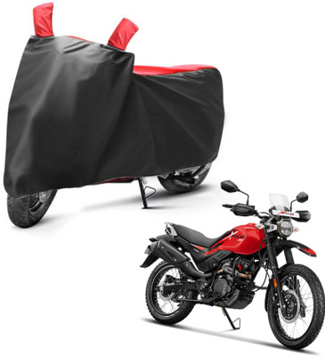 sowelar Waterproof Two Wheeler Cover for Hero(Xpulse 200T, Black, Red)