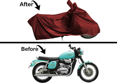 Archistylo Waterproof Two Wheeler Cover for JAWA(Jawa, Maroon)