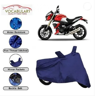 JVBRANGI Two Wheeler Cover for Mahindra(Mojo, Blue)