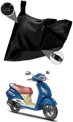 DeepShakshi AUTOMOTIVE Waterproof Two Wheeler Cover for TVS(Jupiter Grande, Black)