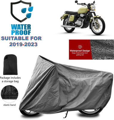 PAGORA Waterproof Two Wheeler Cover for JAWA(Jawa, Grey)