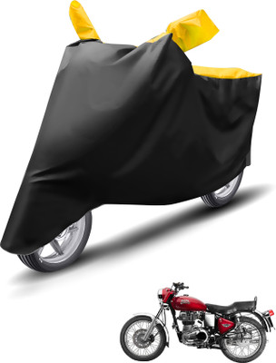 Caronix Waterproof Two Wheeler Cover for Royal Enfield(Bullet Electra Twinspark, Yellow)