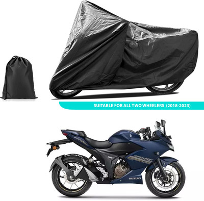 CODOKI Two Wheeler Cover for Suzuki(Gixxer SF, Black)