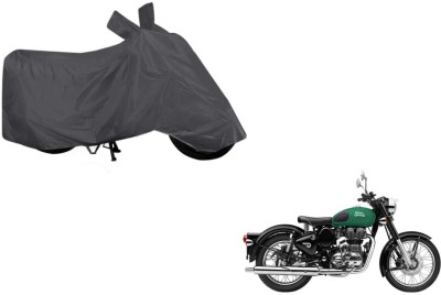 ESTHETIC Waterproof Two Wheeler Cover for Royal Enfield(Bobber 350, Grey)