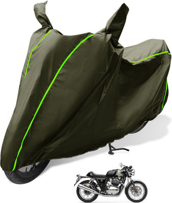 MOCKHE Waterproof Two Wheeler Cover for Royal Enfield(Continental GT 650, Green)