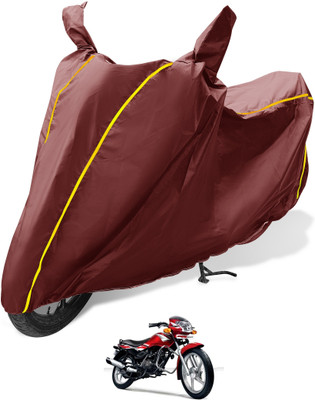 Auto Hub Waterproof Two Wheeler Cover for TVS(Star Sport, Maroon)