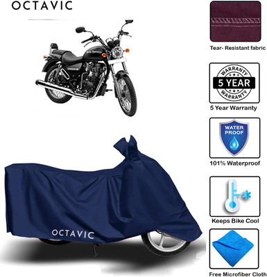 octavic Waterproof Two Wheeler Cover for Royal Enfield(Thunderbird 350, Blue)