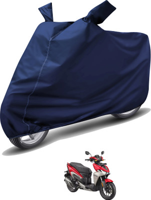 MOCKHE Waterproof Two Wheeler Cover for Hero(Blue)