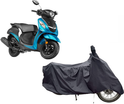AJSTAR Waterproof Two Wheeler Cover for Yamaha(Fascino 125, Grey)