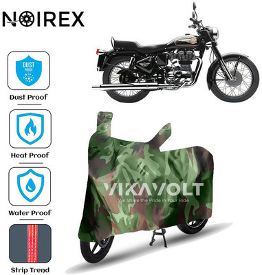 NOIREX Waterproof Two Wheeler Cover for Royal Enfield(Bullet 350, Green)