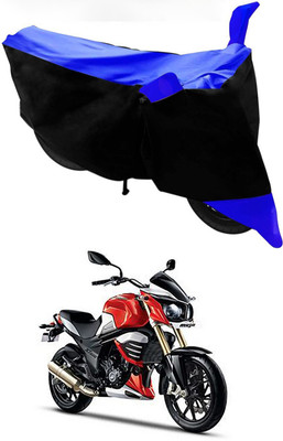 Mdstar Waterproof Two Wheeler Cover for Mahindra(MOJO XT 300, Blue, Black)