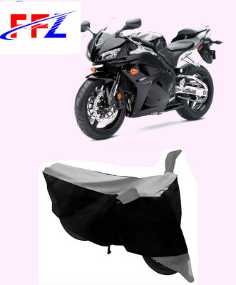 FFZ Waterproof Two Wheeler Cover for Honda(CBR 600 RR, Black, Grey)