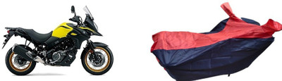 malti Two Wheeler Cover for Suzuki(V-Strom 650 XT, Red, Blue)
