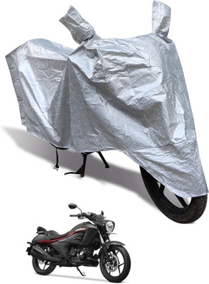 Euro Care Waterproof Two Wheeler Cover for Suzuki(Intruder 250, Silver)